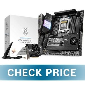 MSI Creator TRX40 - Best aesthetic motherboard for RTX 3070, 3080, 3090