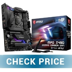 MSI MPG Z490 Gaming Carbon WiFi - Best overall motherboard for RTX 3070, 3080, 3090